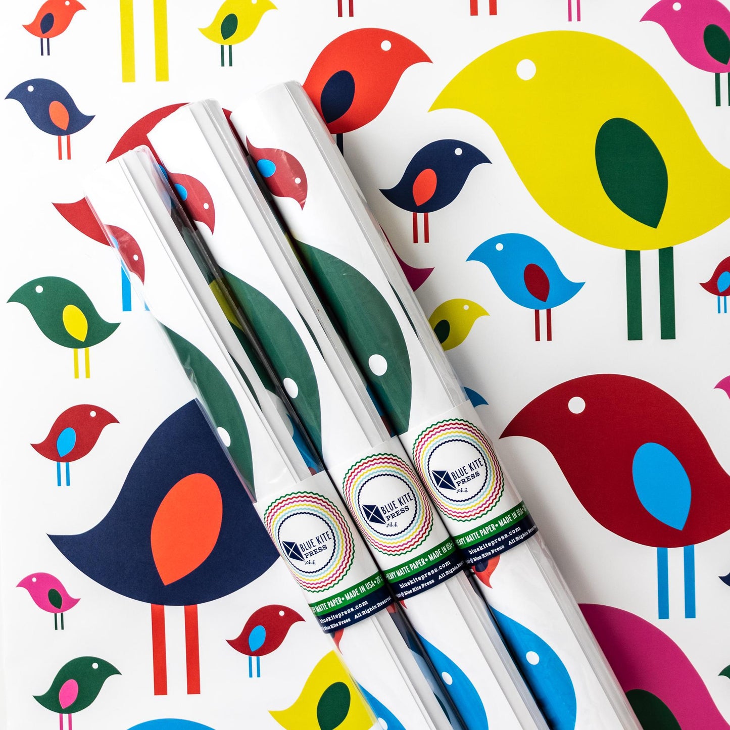 Bright Bird Wrapping Paper