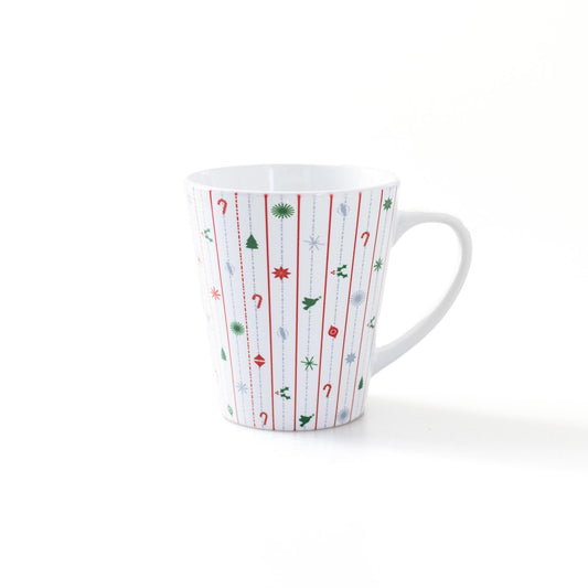 Christmas Latte Mug | 12 oz ceramic - Blue Kite Press