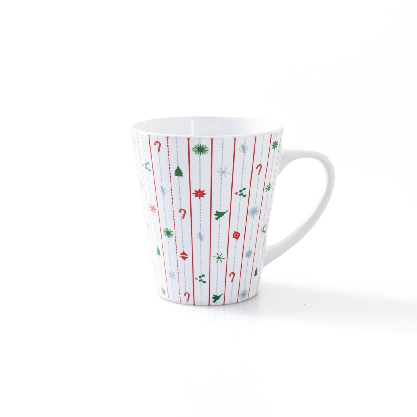 Christmas Ceramic Latte Mug | Vintage Christmas | 12 oz