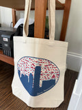Boston Skyline Tote Bag | Organic Cotton | Boston Souvenir