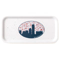 Boston Skyline Birch Tray featuring Boston skyline and Citgo Sign on eco-friendly 11x5" birch serving tray.