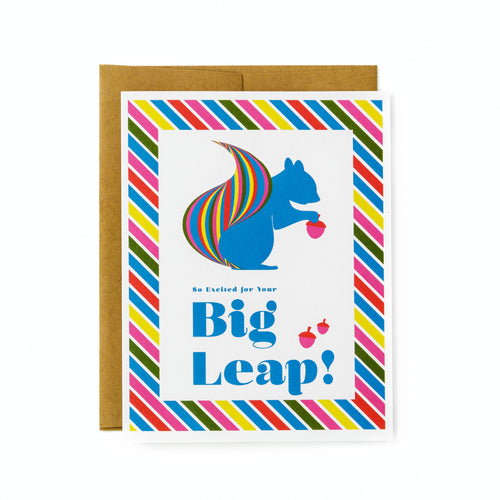 Big Leap Squirrel Card