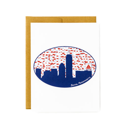 Boston Skyline Card