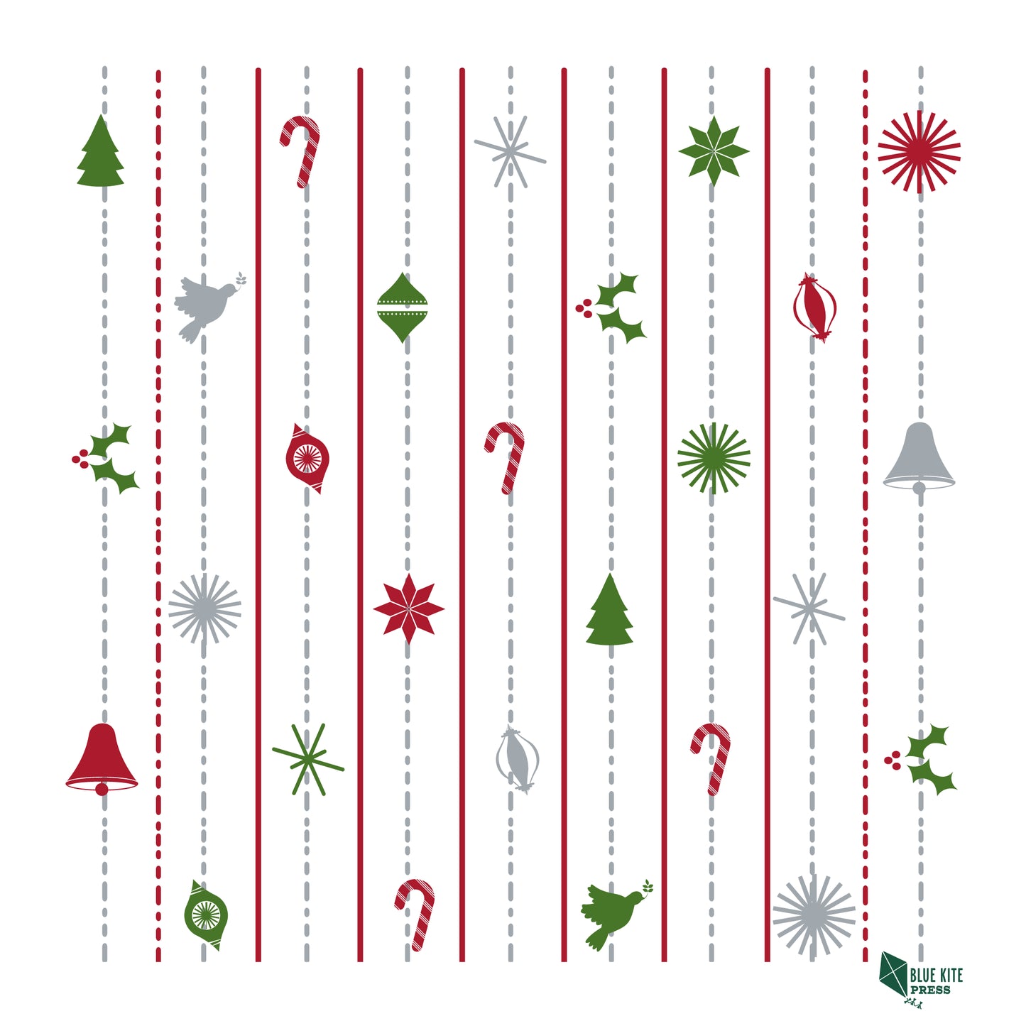 Christmas pattern by Blue Kite Press