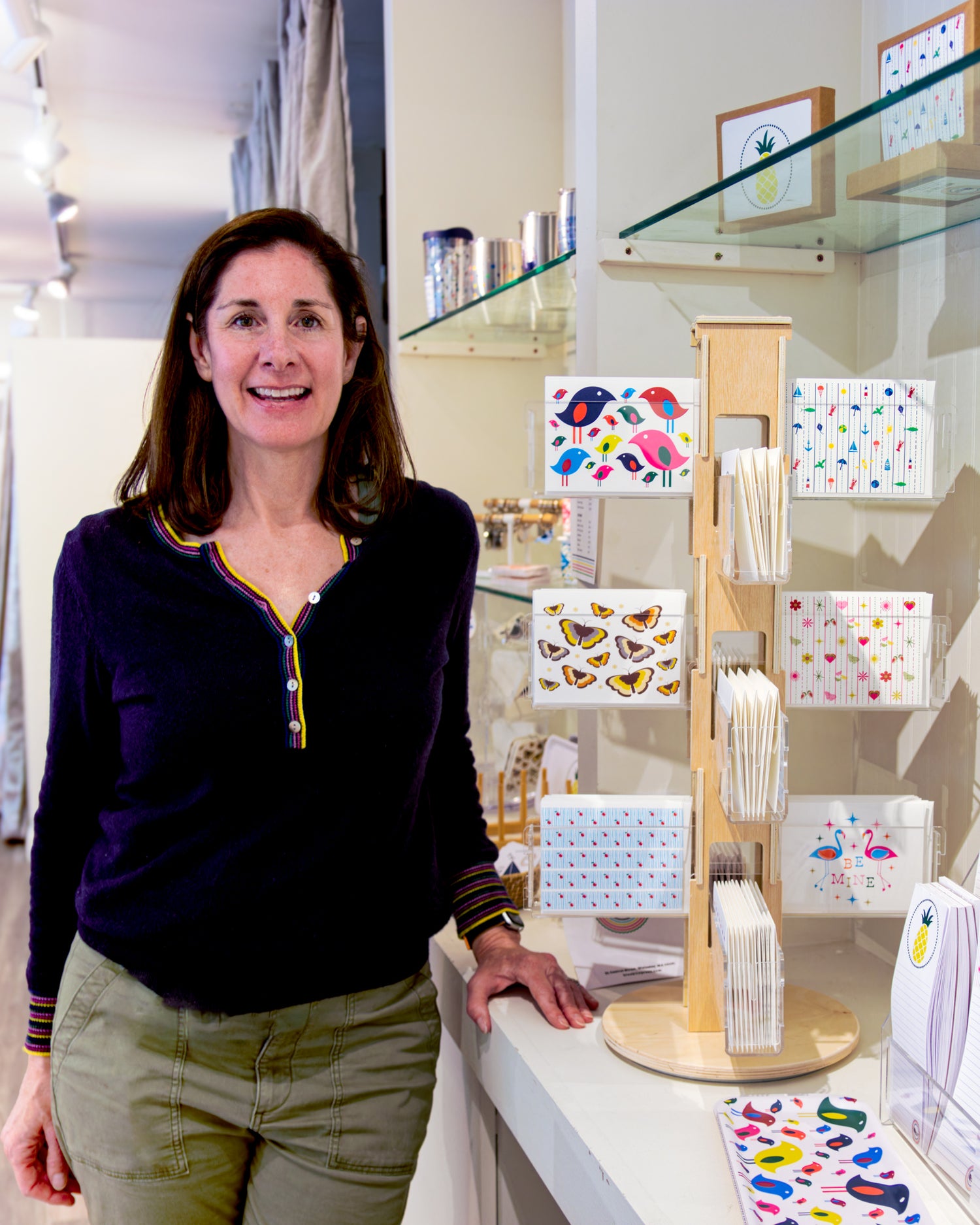 Dana Lynch, owner and illustrator of Blue Kite Press