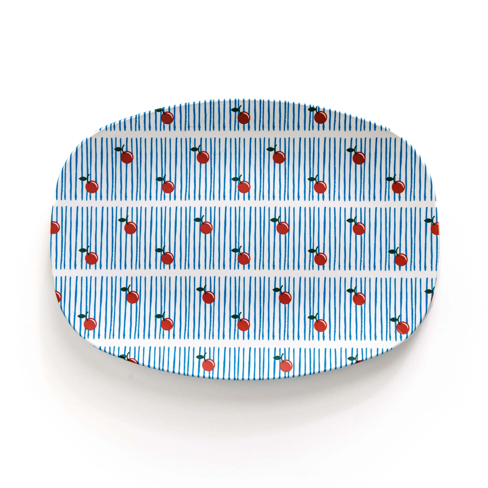 Cherry Oval Serving Tray