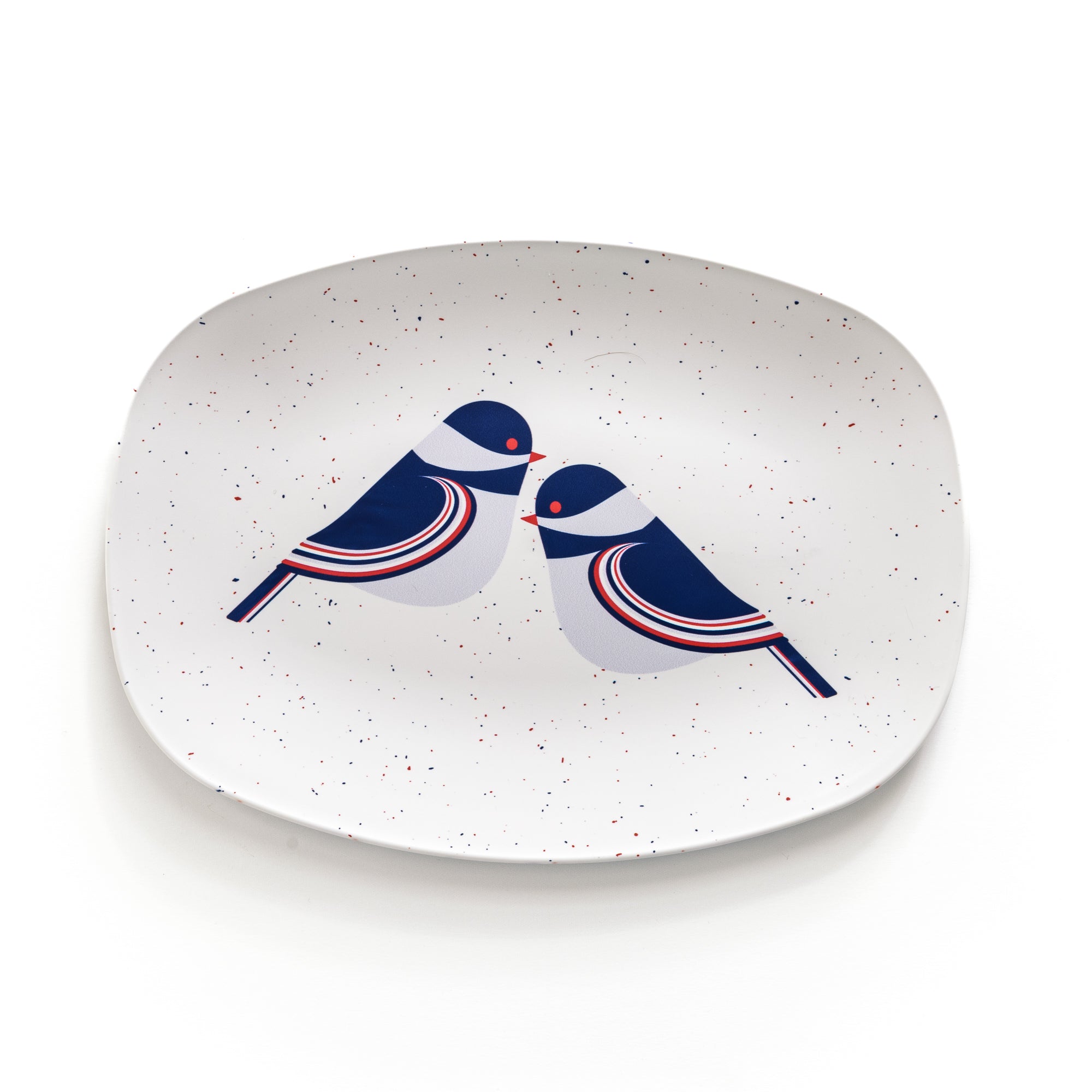 Chickadee Oval Serving Tray