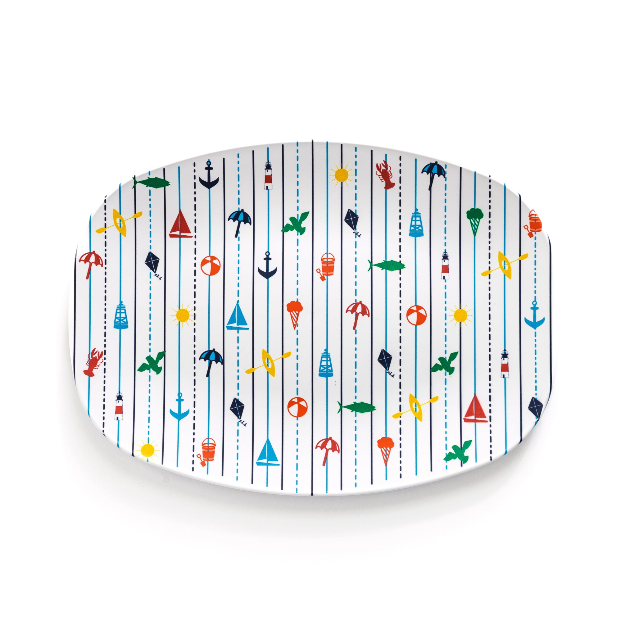 Seaside Oval Serving Tray