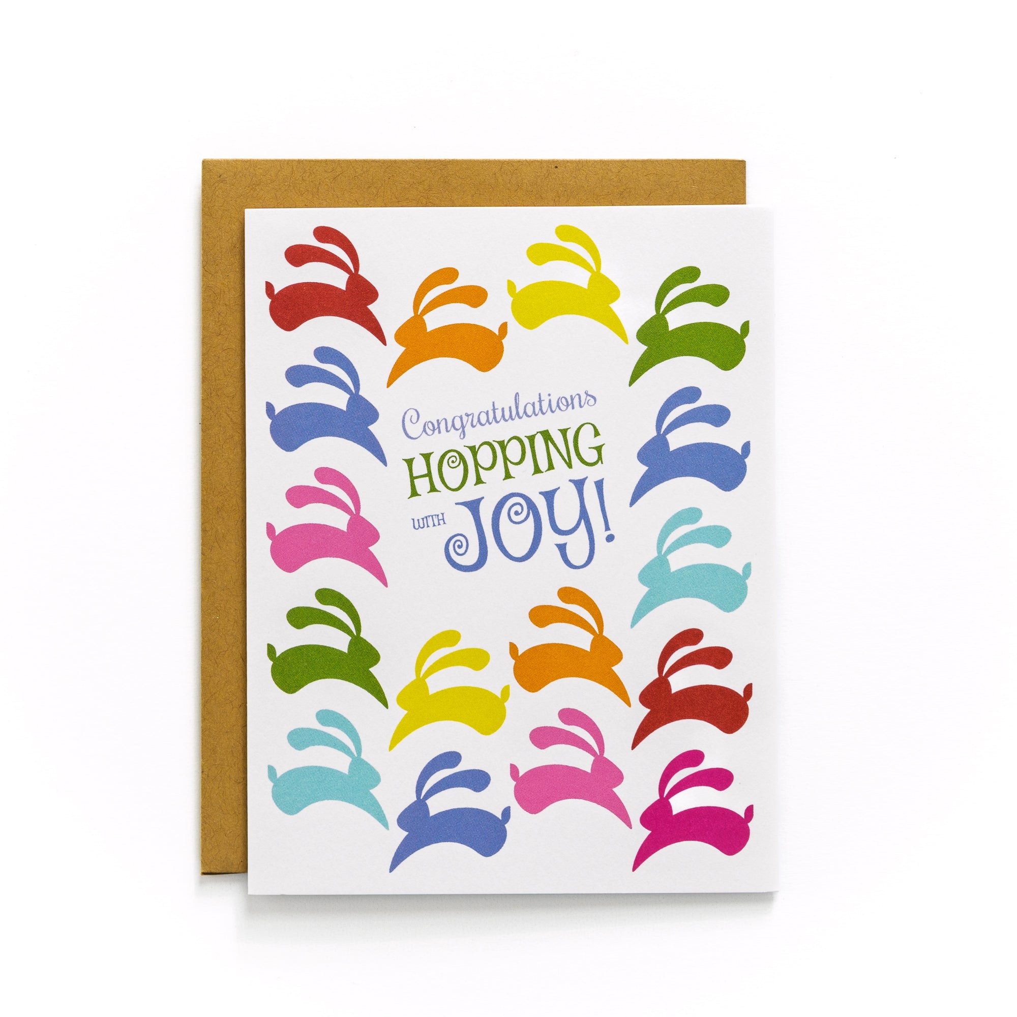 Bunny Bright Congratulations Card