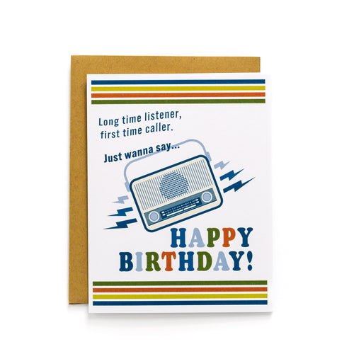 Birthday Talk Radio Fan
