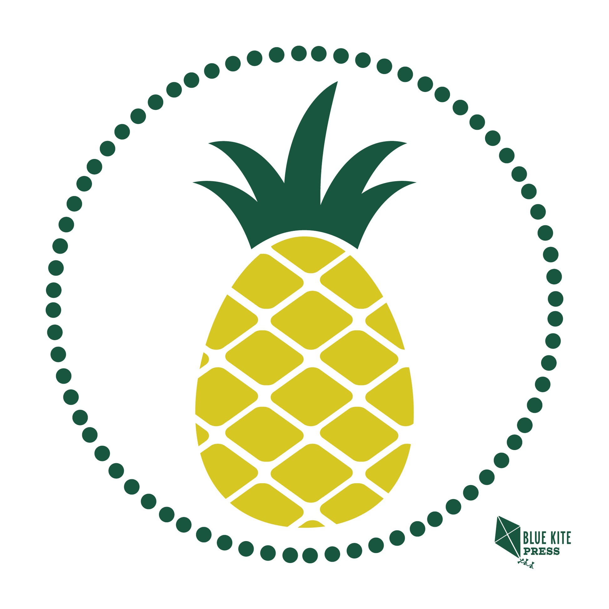 Pineapple pattern by Blue Kite Press