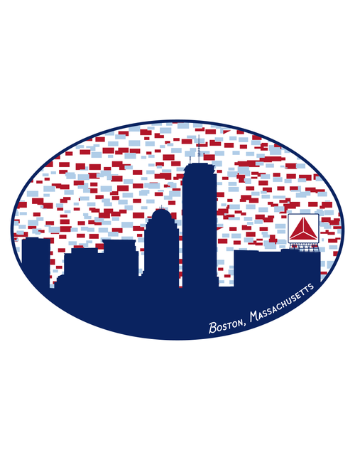 Boston Skyline Card