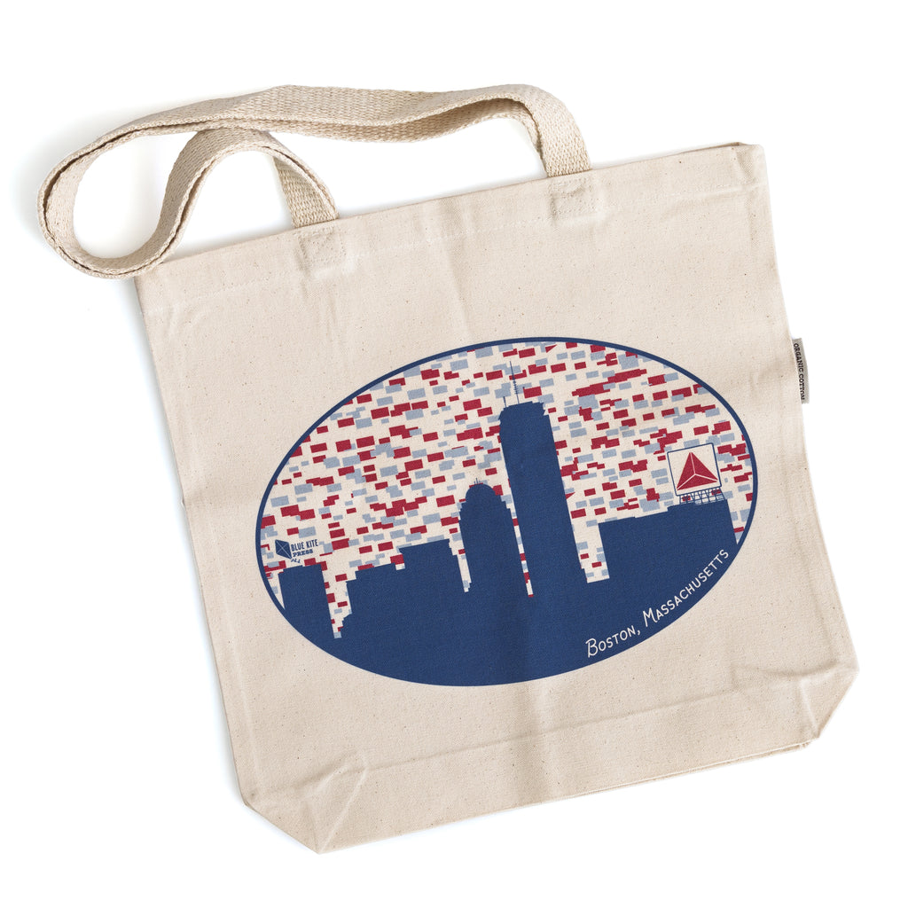 Boston Skyline Tote Bag | Organic Cotton | Boston Souvenir