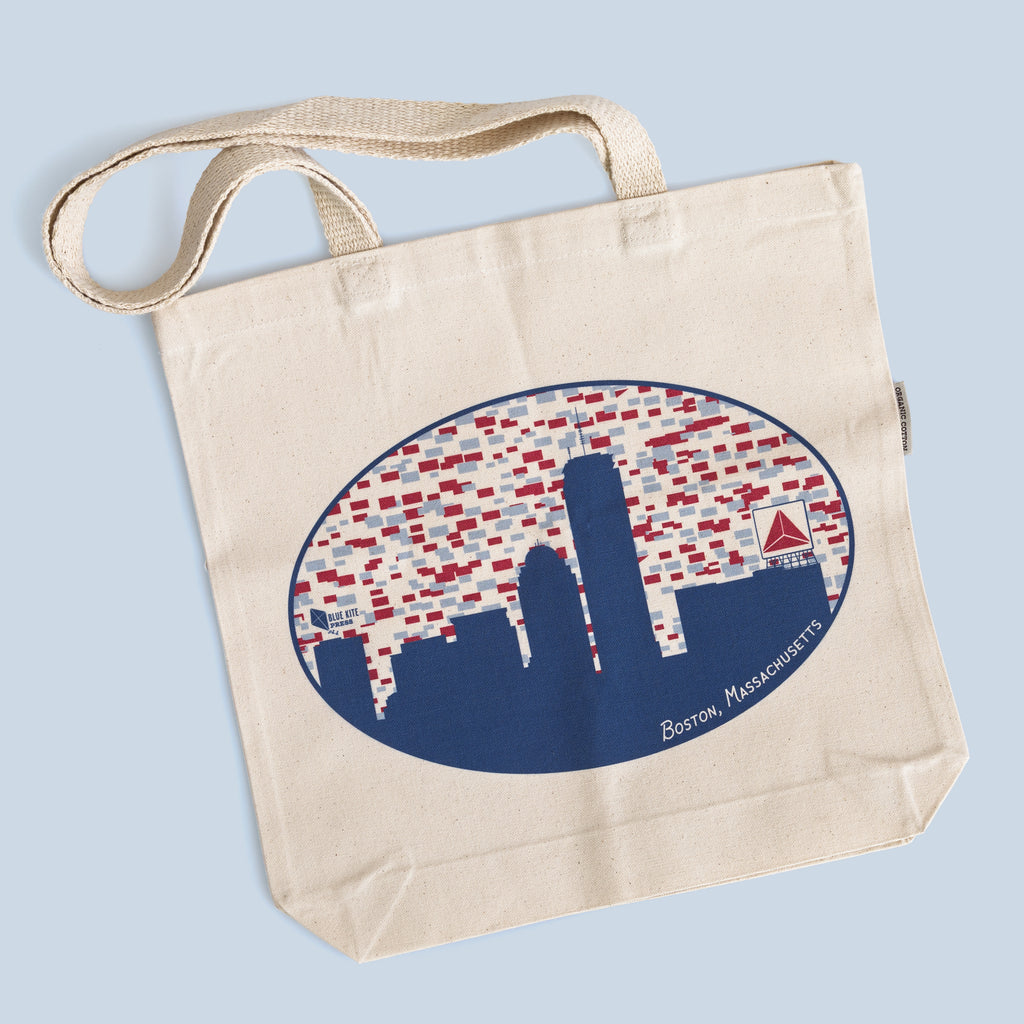 Boston Skyline Tote Bag | Organic Cotton | Boston Souvenir
