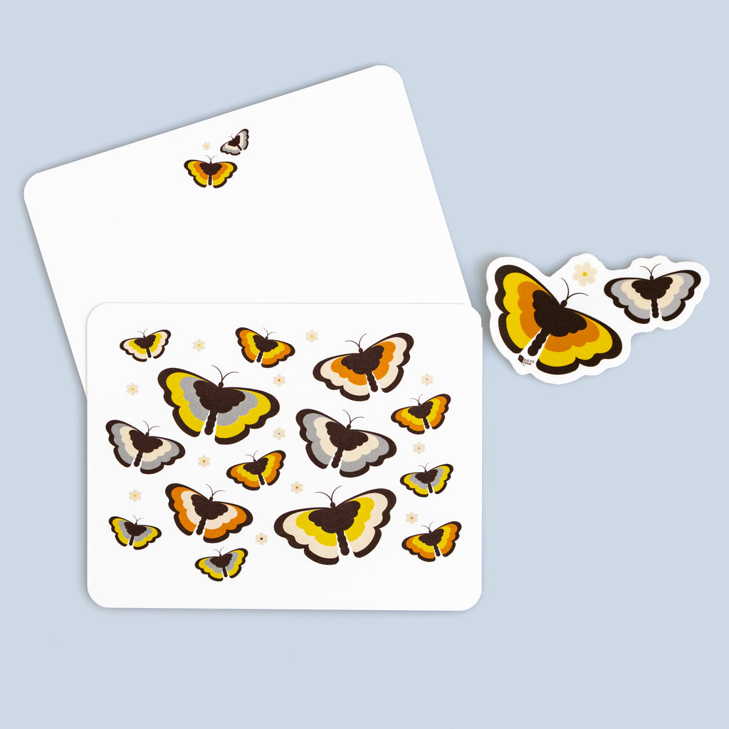 Butterfly Flat Cards | Box Set of 8