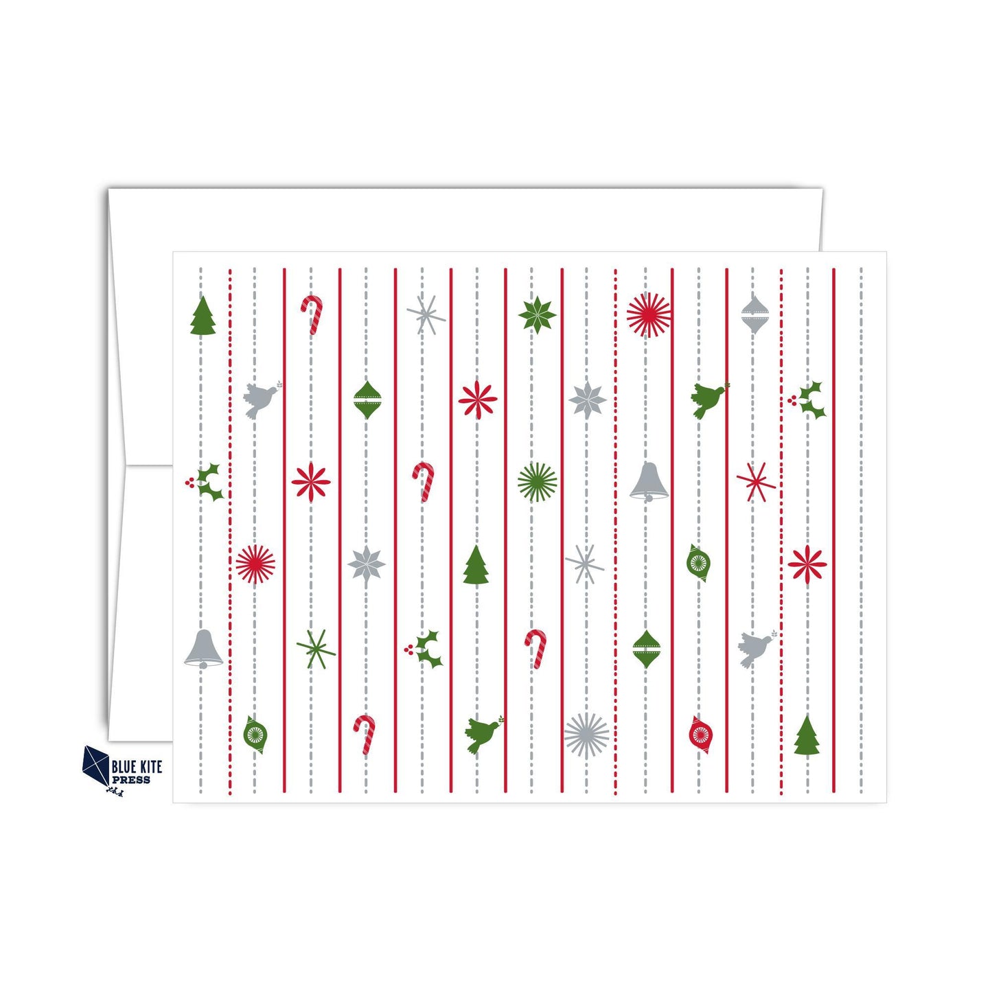 Christmas Bright Card | Vintage Christmas | Greeting Card | Blank Inside