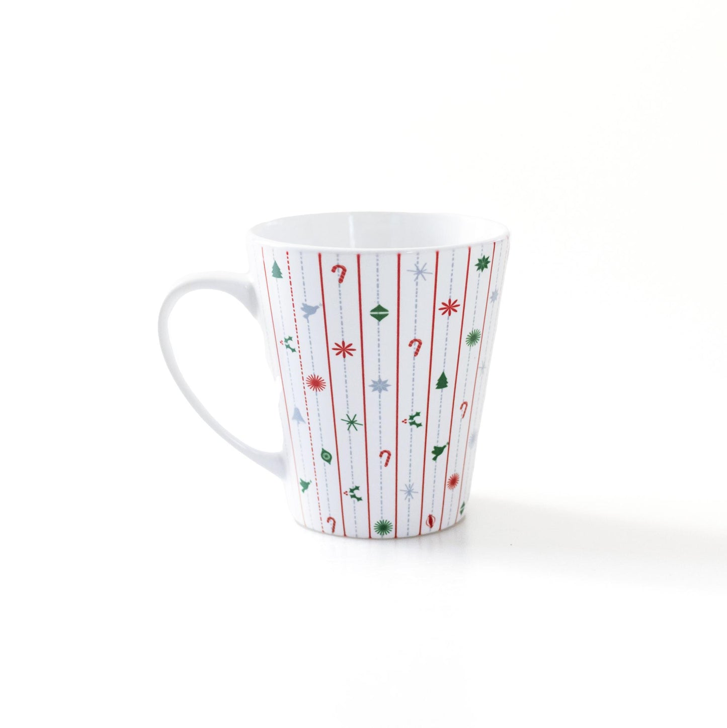 Christmas Ceramic Latte Mug | Vintage Christmas | 12 oz