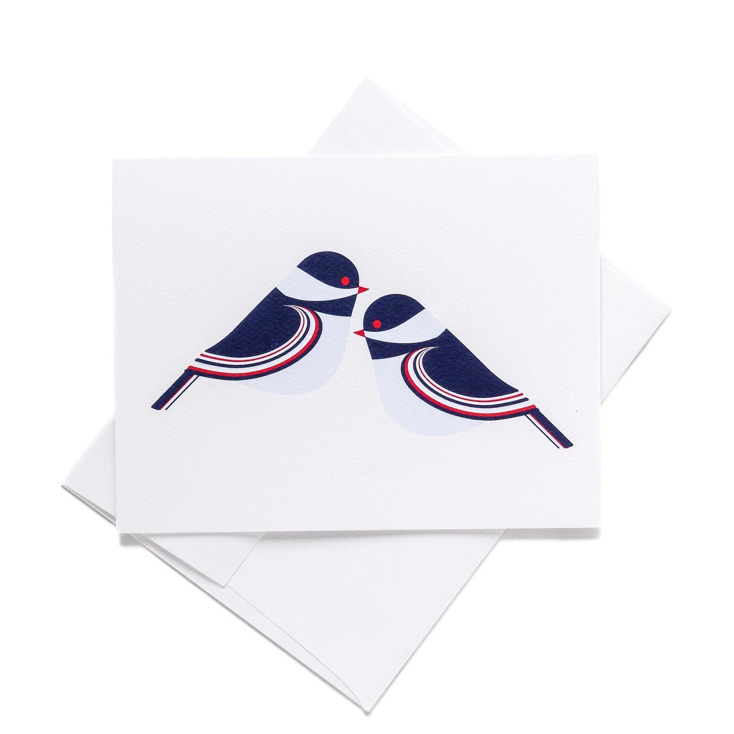 Chickadee Notecard | Modern Birds | Blank Inside | A2