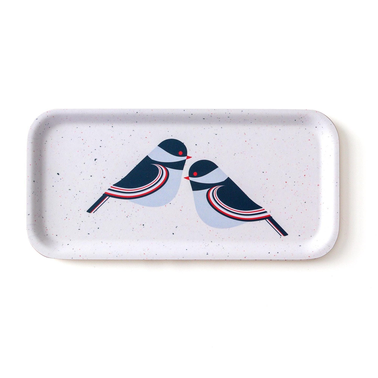 Chickadee Birch Tray | Modern Birds | Birch Veneer 11&quot;x5&quot;