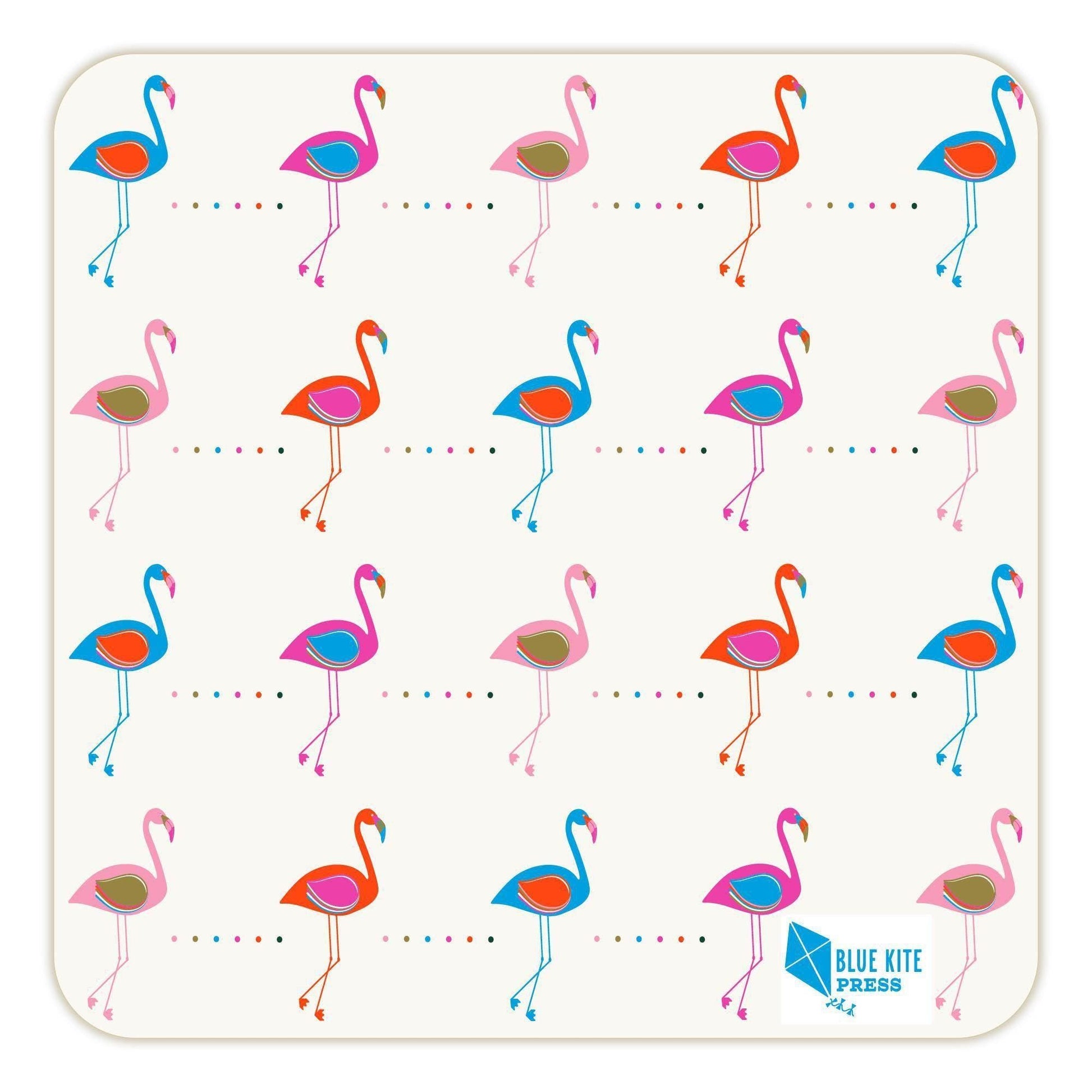 Flamingo Paper Coasters | Vintage Tropical | Disposable