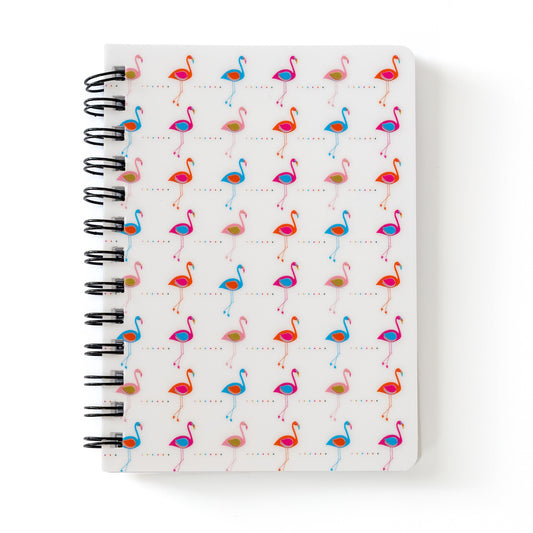 Flamingo Notebook | Retro | 5x7 Spiral