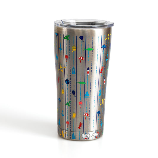 Seaside Tervis Tumbler | New England Coastal | 20 oz | Stainless Steel