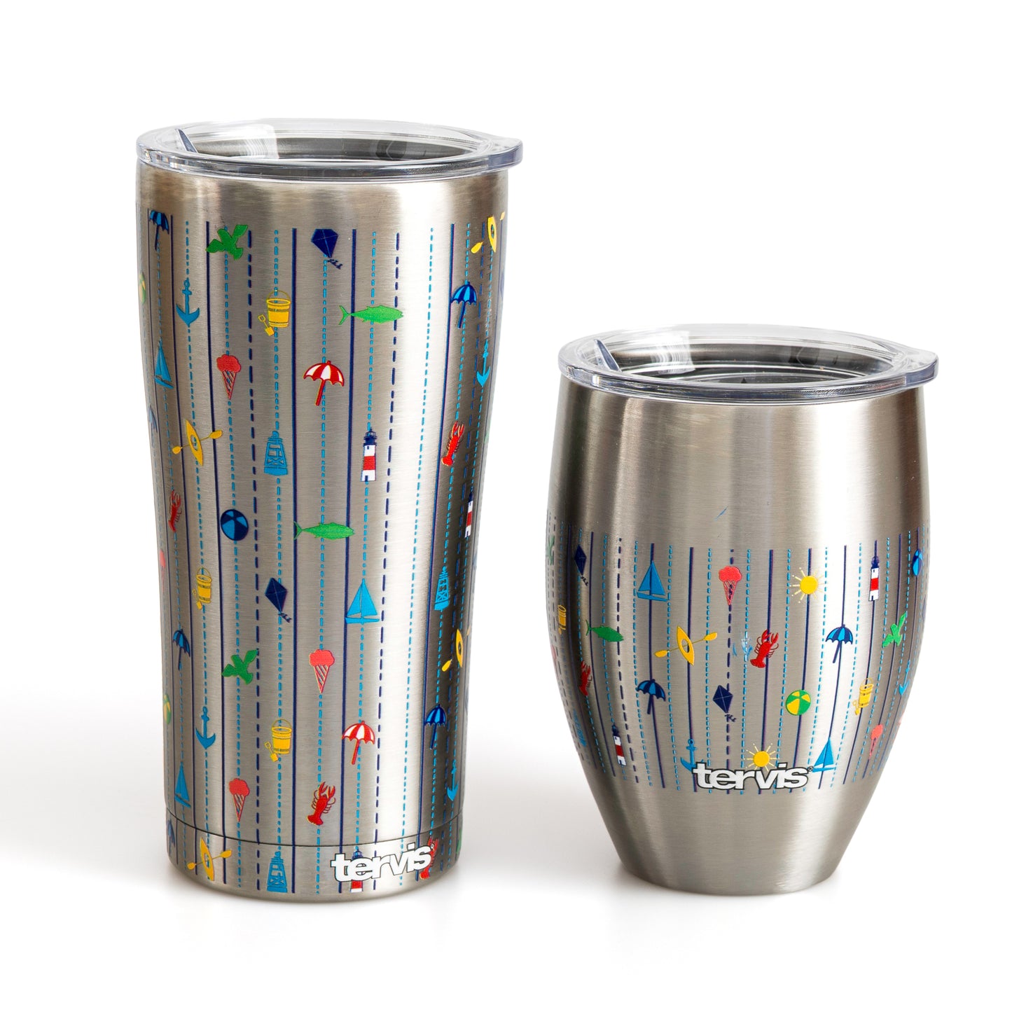 Seaside Tervis Tumbler | New England Coastal | 20 oz | Stainless Steel