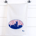 Boston Skyline Flour Sack Towel | Boston Souvenir | 28x29"