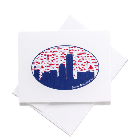 Boston Skyline Card