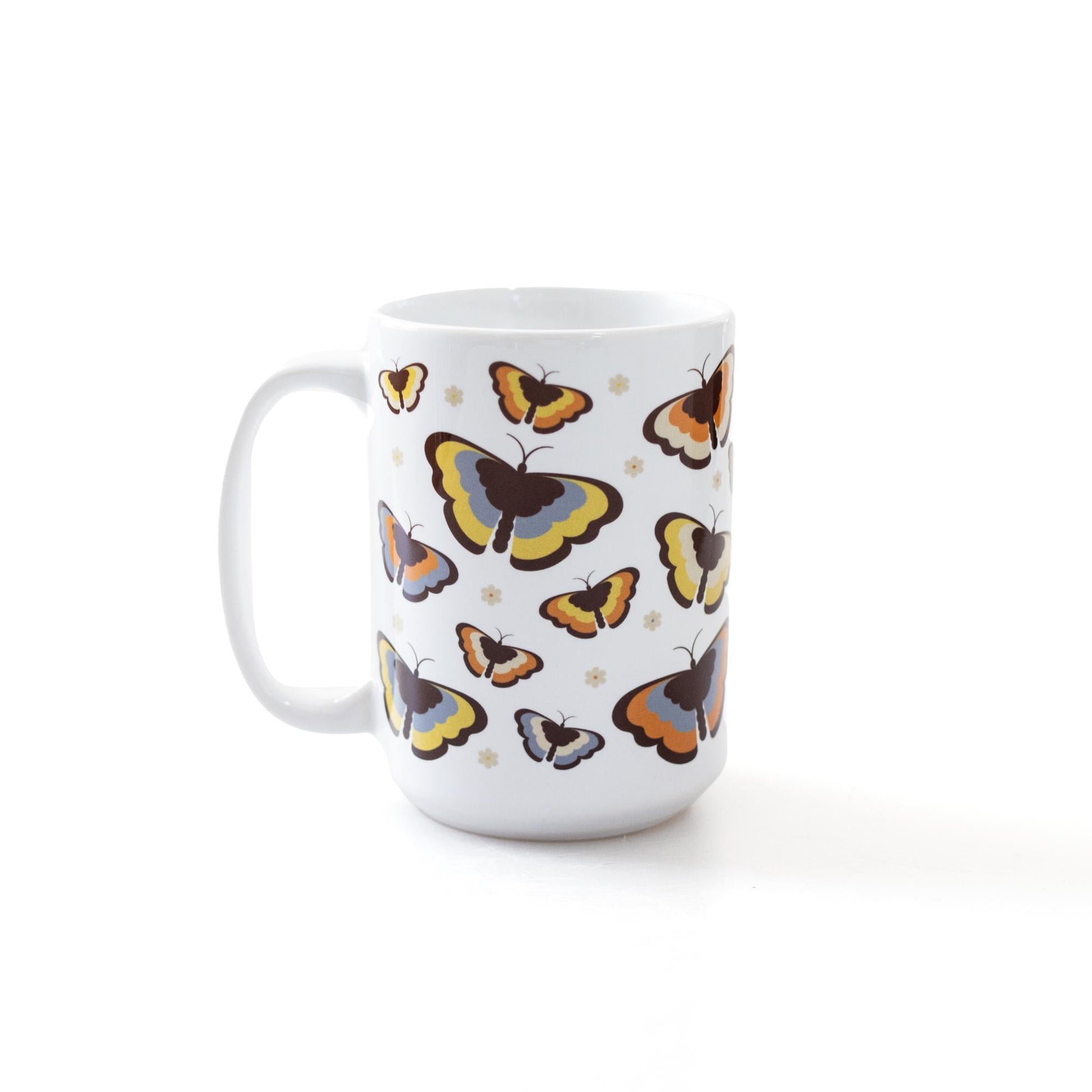 Butterfly Ceramic Mug - Blue Kite Press