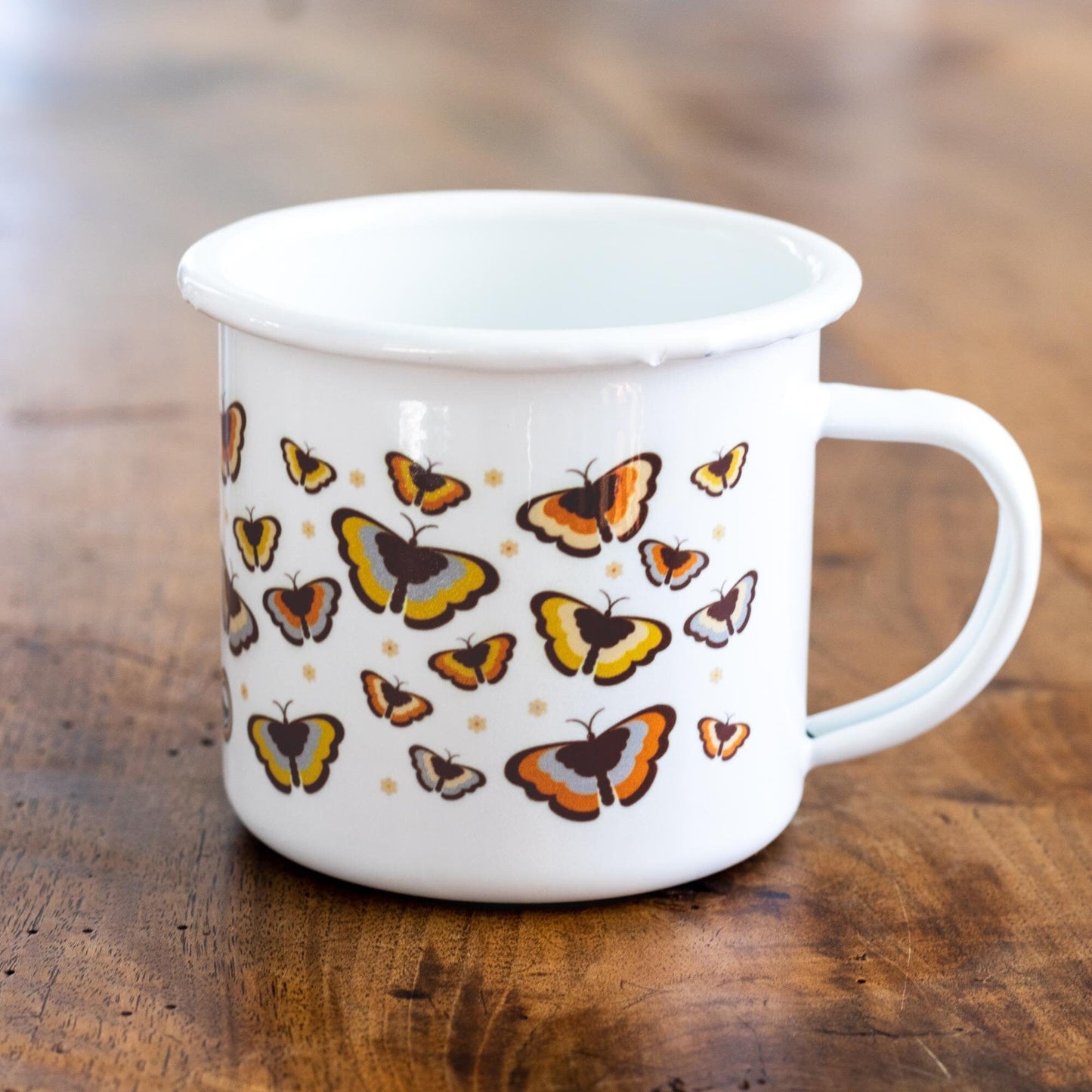 Butterfly Enamel Mug - Blue Kite Press