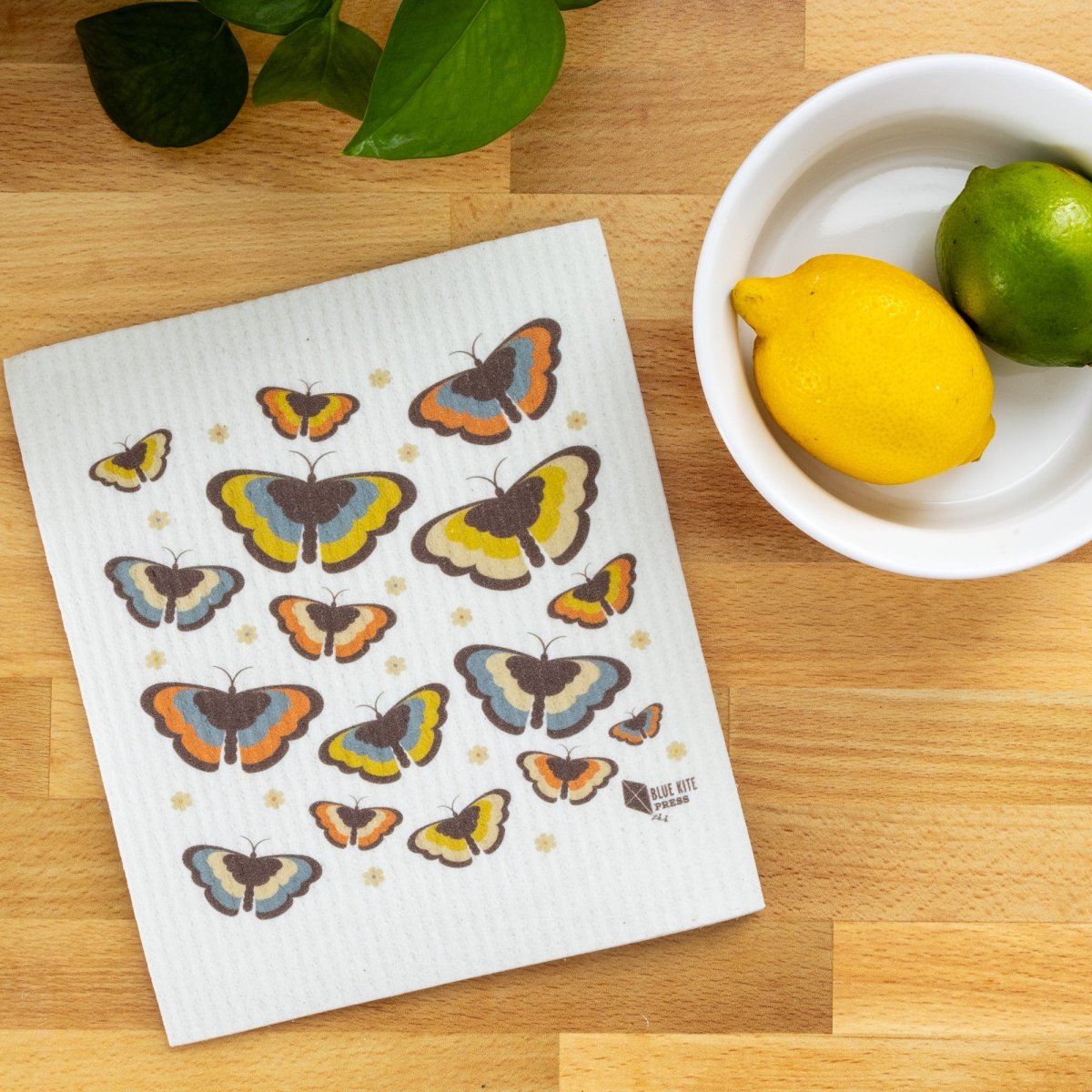 Butterfly Swedish Dishcloth - Blue Kite Press