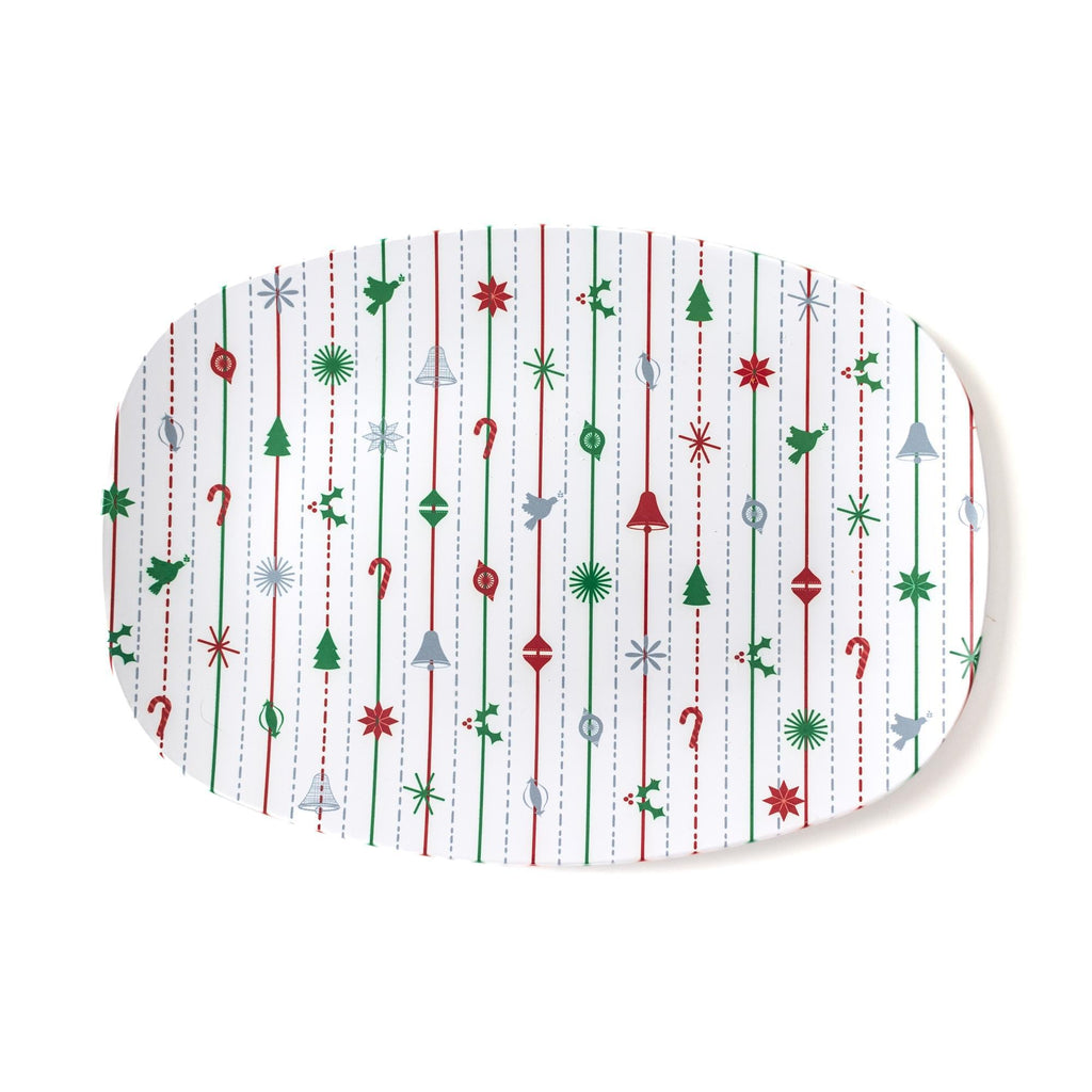 Christmas Bird Serving Tray - Blue Kite Press