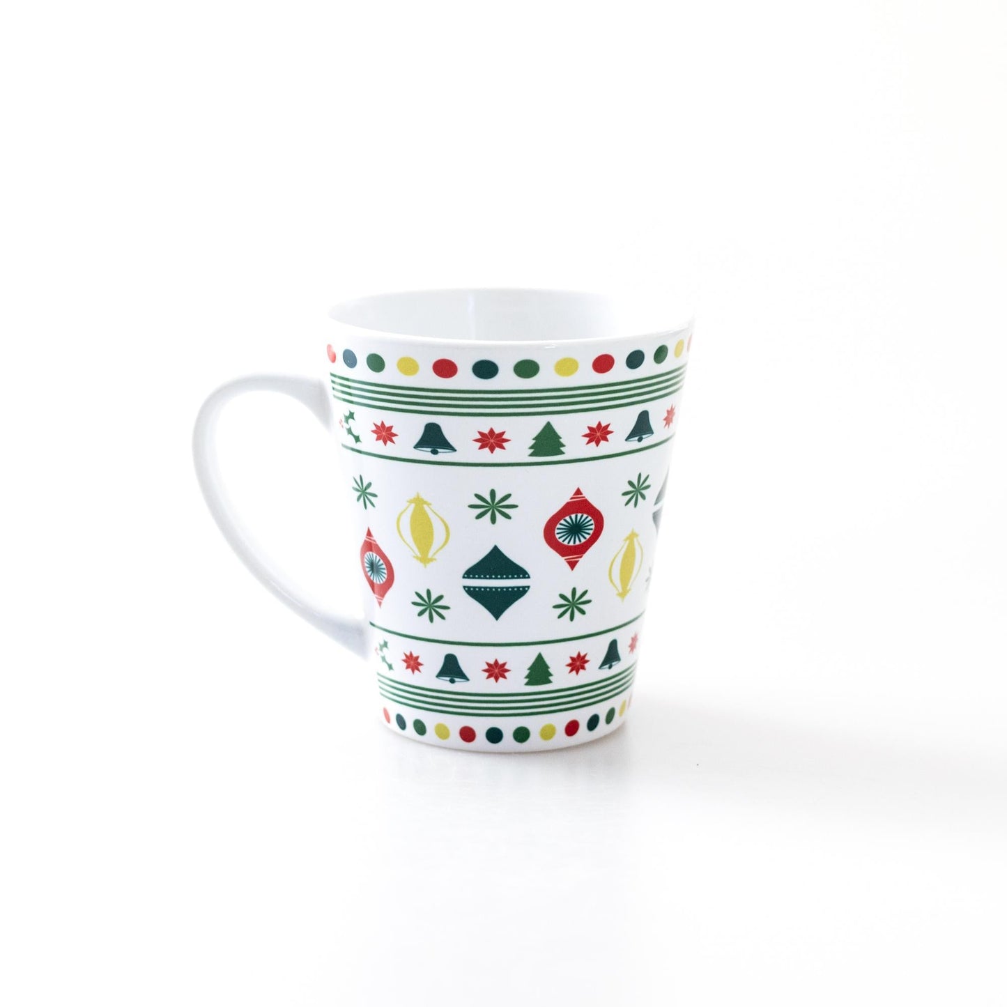 Christmas Bright Latte Mug | 12 oz ceramic - Blue Kite Press