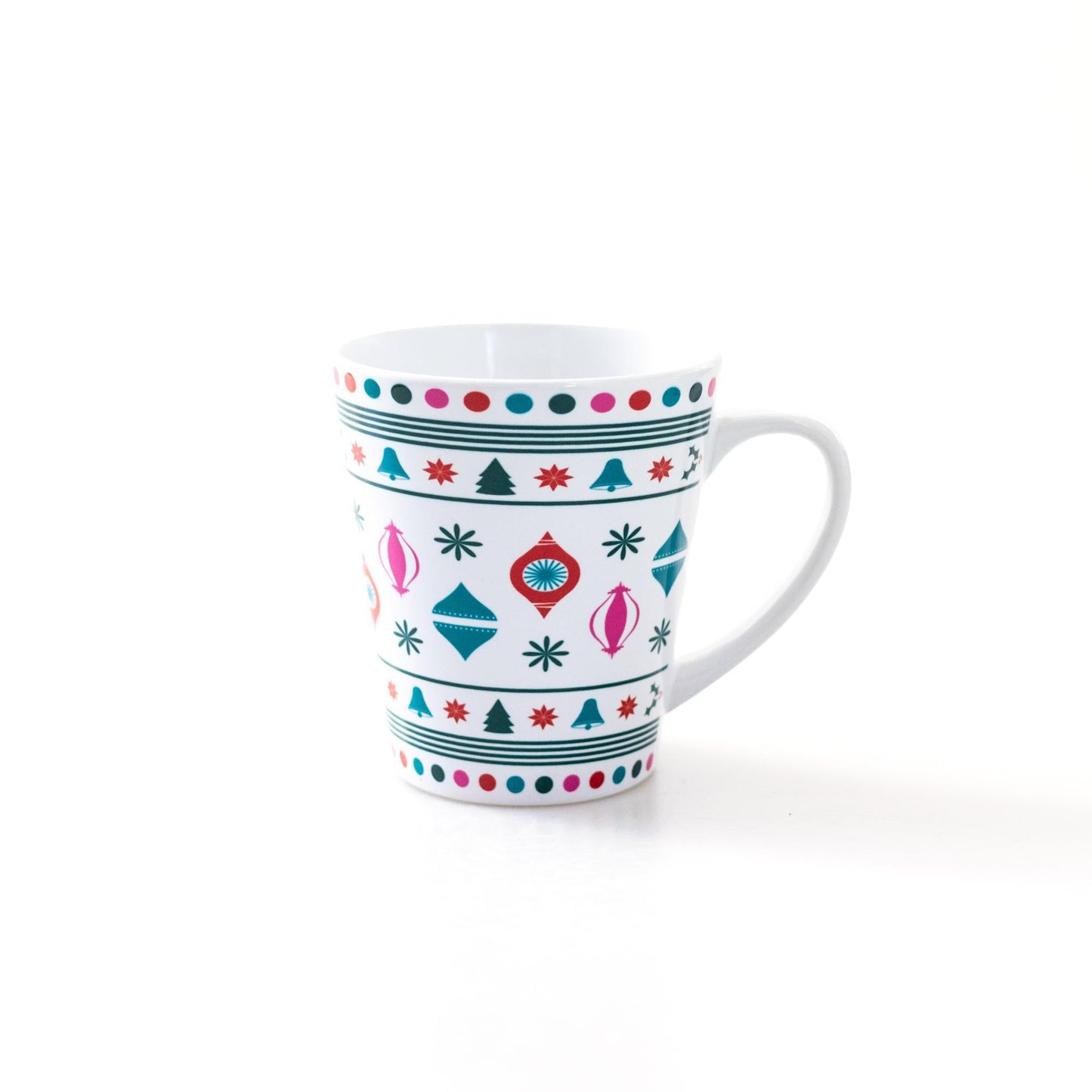 Christmas Bright Latte Mug | 12 oz ceramic - Blue Kite Press