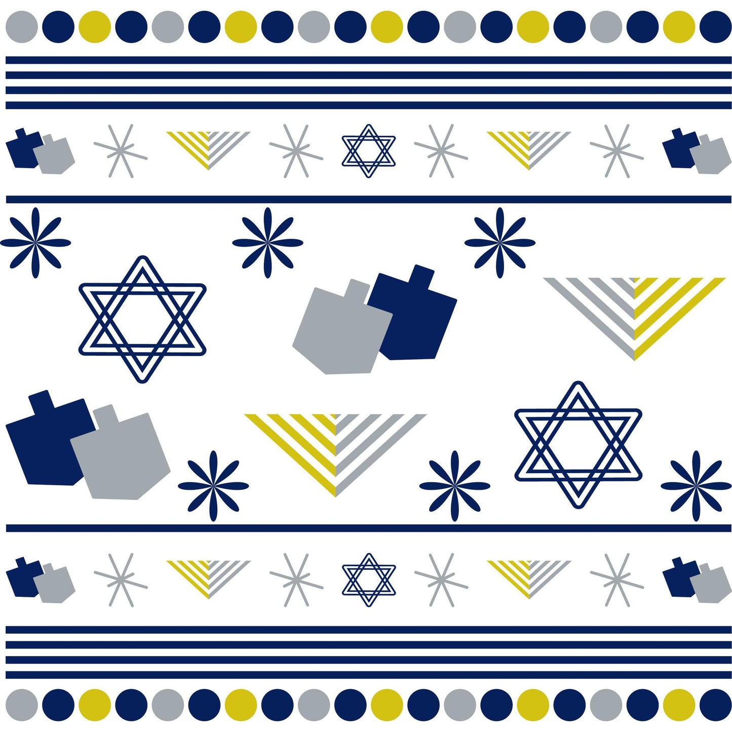 Hanukkah Sticker Sheet with Round Circle Stickers