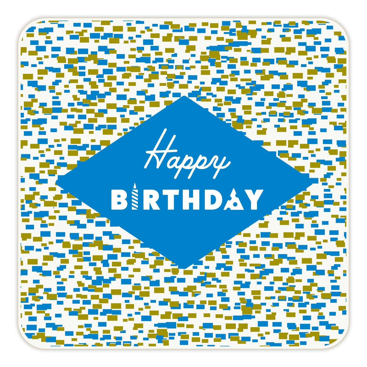 Happy Birthday Paper Coasters - Blue Kite Press