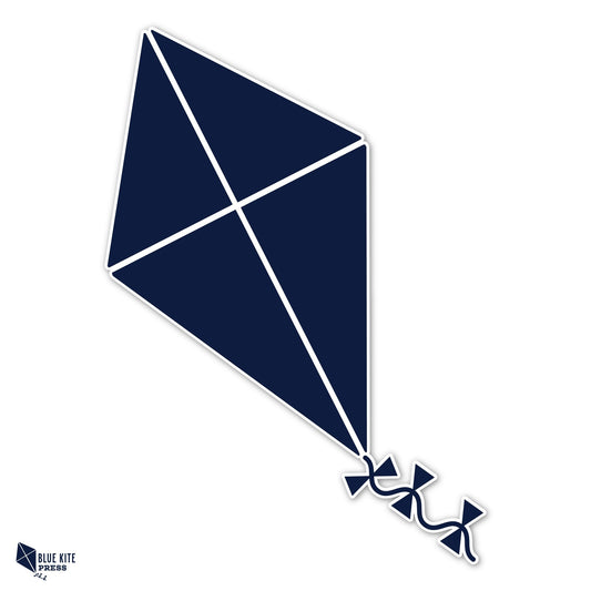 Kite Sticker - Blue Kite Press